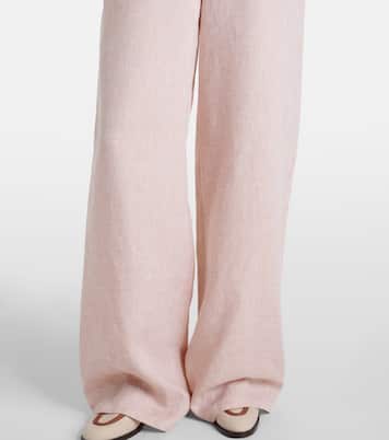 Weite Hose Valerio aus Leinen | Loro Piana