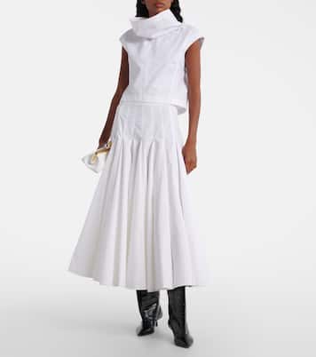 Tourni croc-effect leather knee-high boots | Jacquemus