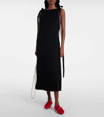 Grip embellished satin ballet flats | Simone Rocha