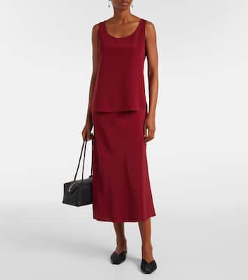 Borbona silk-blend midi skirt | Max Mara