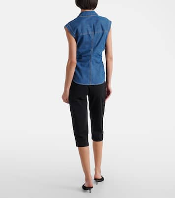 Sera denim top | Veronica Beard
