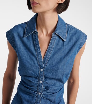 Sera denim top | Veronica Beard