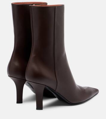 Christine 80 leather ankle boots | Amina Muaddi