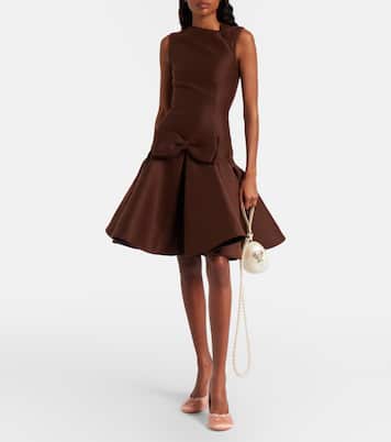 Pumps Lila 95 aus Satin | Amina Muaddi