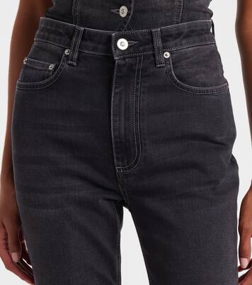 Bow-detail cropped straight jeans | Area