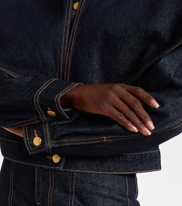 Agata披肩式牛仔夹克 | Ulla Johnson