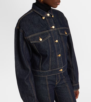 Agata披肩式牛仔夹克 | Ulla Johnson