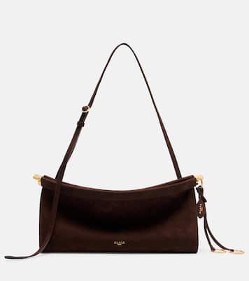 Bolso al hombro Le Click East West Medium de ante | Alaïa
