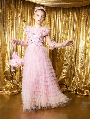 Robe Zahra en tulle à fleurs | Tutu Du Monde