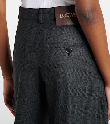 Barrel-Leg Hose aus Wolle | Loewe