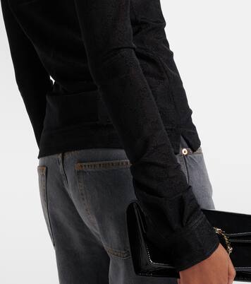 Hemd GG aus Lamé | Gucci