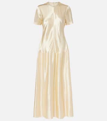 Clodia satin maxi dress | Fforme