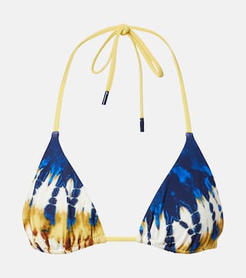 Martine printed bikini top | Alémais