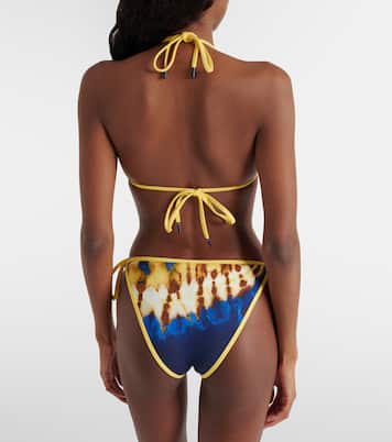 Martine printed bikini top | Alémais