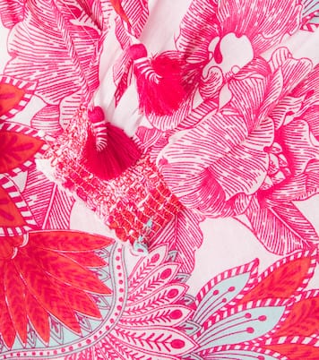 Ysee floral cotton blouse | Poupette St Barth Kids