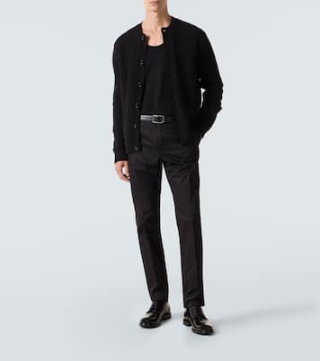Cotton-blend slim pants | Dolce&Gabbana
