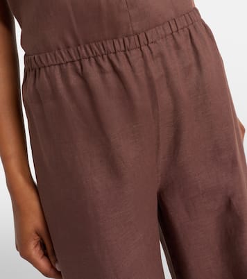 Weite Hose Austin aus Leinen | Asceno