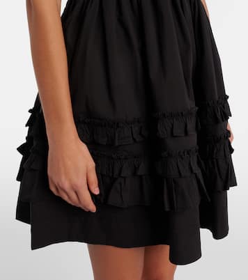 Minikleid aus einem Baumwollgemisch | Ganni