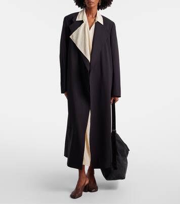 Mantel aus Woll-Crêpe | Lemaire