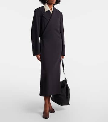 Mantel aus Woll-Crêpe | Lemaire