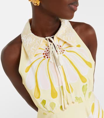 Vestido midi Floral Power en mezcla de algodón floral | Dorothee Schumacher