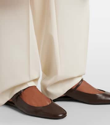 Mary Janes plates en cuir | Toteme