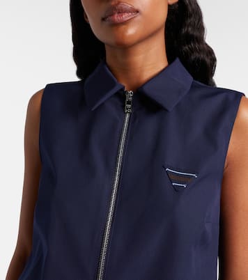 Polokleid aus Popeline | Prada