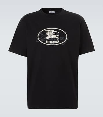 T-shirt Ryan brodé en coton | Burberry