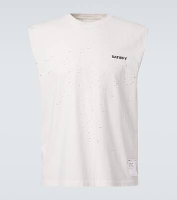 Top MothTech aus Baumwoll-Jersey | Satisfy