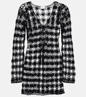 Crochet cotton minidress | Anna Kosturova