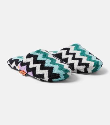 Slippers Best Zigzag aus Baumwollfrottee  | Missoni