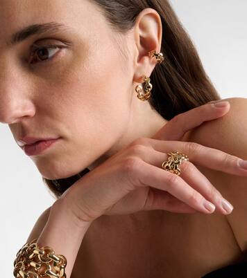 Ohrringe Huggie, 14kt vergoldet | Jennifer Fisher