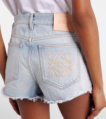 Paula's Ibiza Anagram denim shorts | Loewe