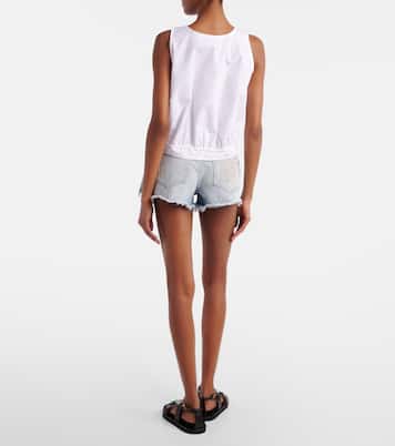 Paula's Ibiza Anagram denim shorts | Loewe