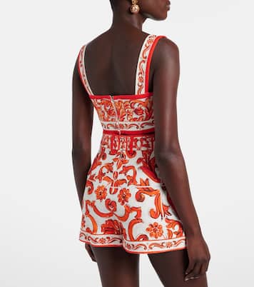 Majolica printed crop top | Dolce&Gabbana