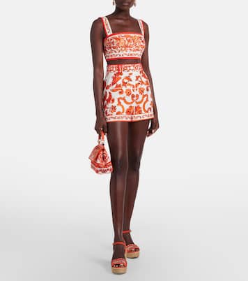 Majolica printed crop top | Dolce&Gabbana