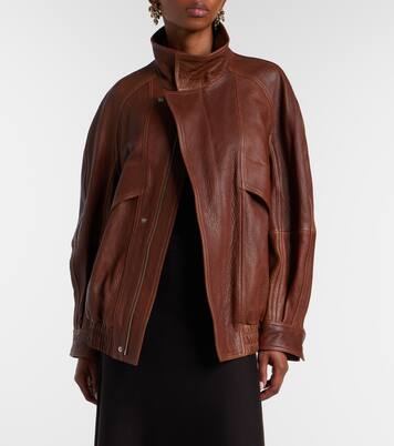 Bomberjacke Ariste aus Leder | Nour Hammour