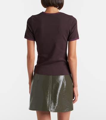 T-Shirt aus Baumwoll-Jersey | Courrèges