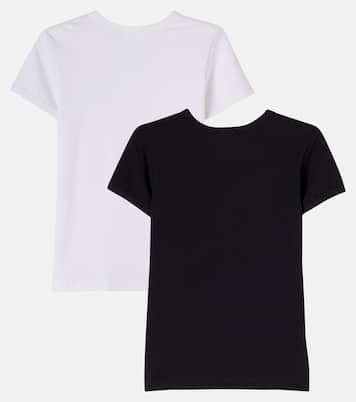 Set of 2 logo cotton-blend T-shirts | Versace Kids