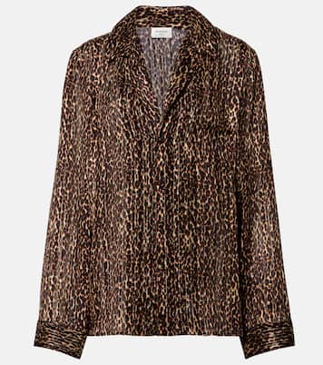 Bedruckte Bluse aus Seide | Saint Laurent