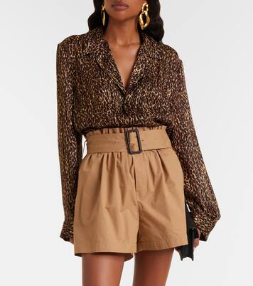 Bedruckte Bluse aus Seide | Saint Laurent