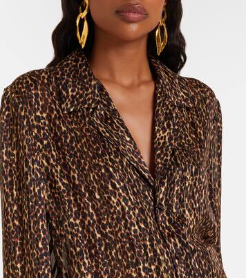 Bedruckte Bluse aus Seide | Saint Laurent