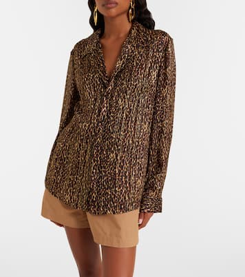 Bedruckte Bluse aus Seide | Saint Laurent
