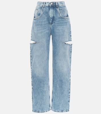 Wide-Leg High-Rise Jeans | Maison Margiela