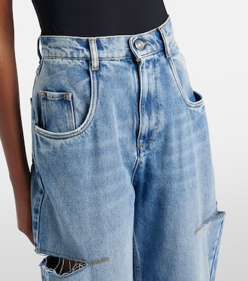 Wide-Leg High-Rise Jeans | Maison Margiela