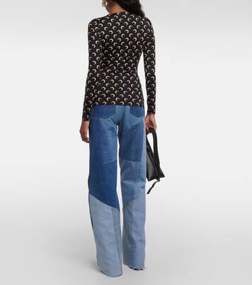 Bedrucktes Longsleeve | Marine Serre