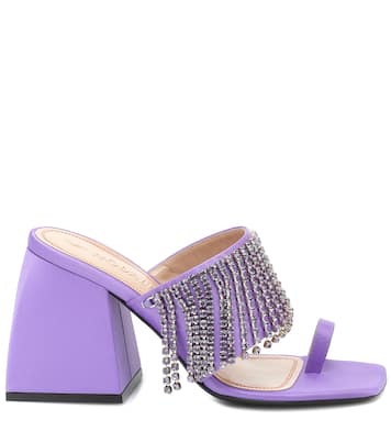 Verzierte Sandalen Bulla Preston aus Satin | Nodaleto