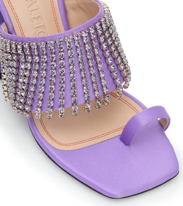 Verzierte Sandalen Bulla Preston aus Satin | Nodaleto