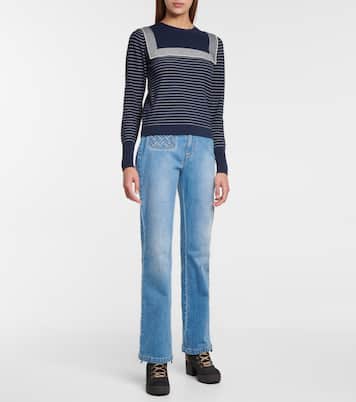 Eileen leather and suede hiking boots | See By Chloé