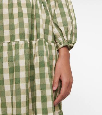 Robe Trish en coton à carreaux | Velvet